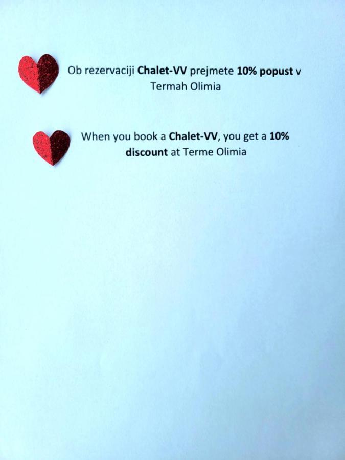 Chalet -Vv Podčetrtek Eksteriør bilde